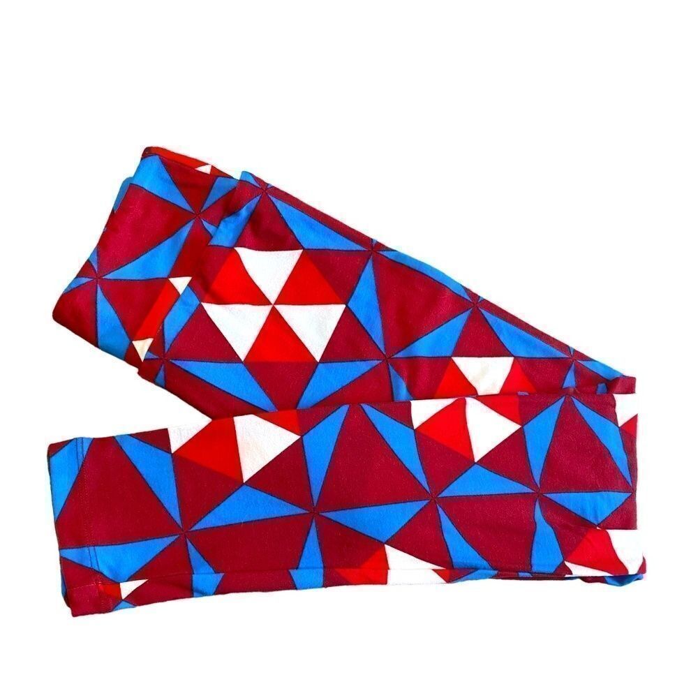 0740 LuLaRoe Umbrella Print Tween Girls 8/10/12/14 Butter Soft Leggings New
